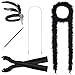 JustinCostume 1920s Accessories Headband Necklace Gloves Cigarette Holder, S