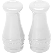 Amazon.com: Le Creuset Stoneware Salt & Pepper Shakers Set