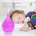 Essential Oil Diffuser Ceramic Hollowed Hand-Crafted Decorative Aromatherapy Humidifier with 7 Color Led Night Light for Home Bedroom Office SPA Yoga 100ml(White)