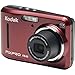 KODAK PIXPRO Friendly Zoom FZ43 Digital Camera (Red) with 16GB Card + Case + Selfie Stick + Kit
