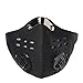 TheWin Windproof Warmth Face Mask for Mountain Bike,Black