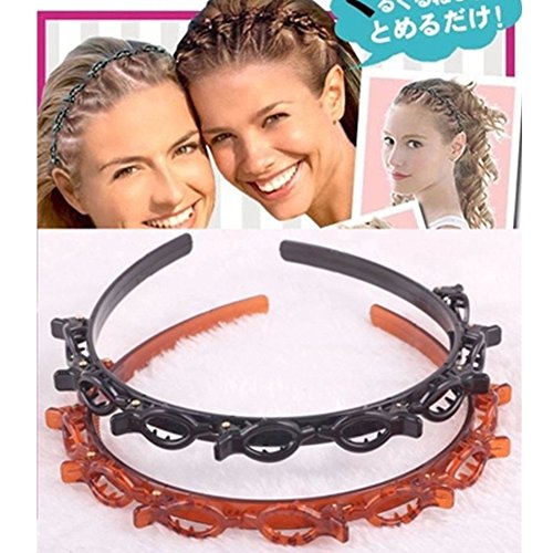 Lovef 2Pcs 2016 New Korean Hair Beauty Hair Styling Accessory Tools Bang Hair Clips Hair Barrette Hair Hoop Headband for Women Girls