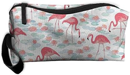 Flamingo Collage Pencil Case Medicine Bag Toiletry Bag Toiletry Pouch Makeup Organizer Clutch Bag With Zipper For Women Girls