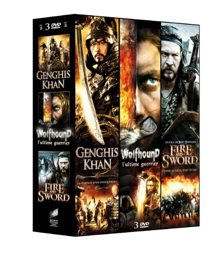 3 films épiques - Vol. 2 : Genghis Khan + Wolfhound + Fire and Sword - Pack