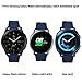 VIGOSS Compatible Galaxy Active (40mm) Bands/Galaxy 42mm Band/Gear Sport Band - 20mm Silicone Strap Wristband for Samsung Galaxy Watch 42mm R810 (Blue/White, S/M)