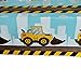 WERNNSAI Dump Truck Table Covers - 4 Pack 108''x 54'' Disposable Printed Plastic Tablecloth Party Supplies for Kids Boys Birthday Construction Party Decorations
