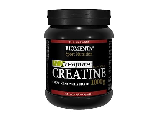 title=Biomenta CREATINA MONOIDRATO Polvere – CREAPURE® CREATINA- 1000 g