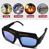 Black Solar Auto Darkening Welding Goggle Safety Protective Welding Glasses Mask Helmet Eyes Goggles Mask Anti-Flog Anti-glare Goggles