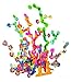 HearthSong Under The Sea Connectagons 210 Piece Wooden 3D Interlocking Toys Building Play Set