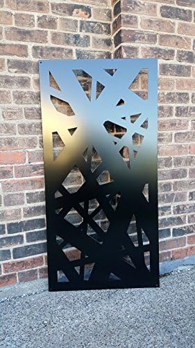 Privacy Screen Metal Garden Fence Decor Art - Abstract1US