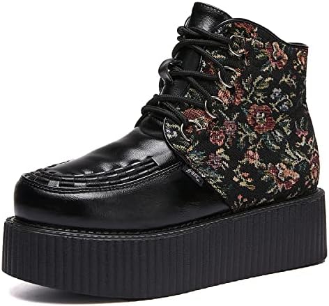 靴 00s BUTTERO laceupboots BLK grunge y2k Amazon.com | GURURU Original Y2K Goth Platform Boots - Punk Chunky