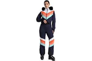 GSOU SNOW Ski Suit Women Snowsuit One Piece Snowboarding Waterproof Windproof Jumpsuit for Outdoor Sports