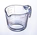 Arcuisine Borosilicate Glass Measuring Cup 1 Cup / .25 Liters / 8.45 Ounces
