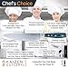 Kaizen Cutlery 3 Piece Sharp Chef Knife Bundle, 8 Inch Chefs Sushi Kitchen Knives Chef's Collection, Steel