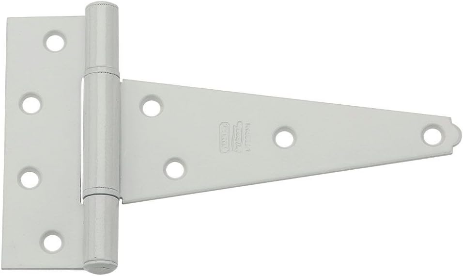 National Hardware N262-089 N262089 EX HVY WHT 6IN T-Hinges, 6