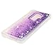 ZSTVIVA Galaxy S9 Plus Case, Samsung Galaxy S9 Plus Case, Glitter Liquid Case Cover Quicksand Flowing Love Heart 3D Dual Layer Protective Anti-Scratch TPU Bumper for Samsung Galaxy S9 Plus - Purple