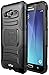 Galaxy J7 Case, E LV Samsung Galaxy J7 - Belt Swivel Clip / Kickstand - Dual Layer Armor Holster Defender Full Body Protective Case Cover for Samsung Galaxy J7 - BLACK