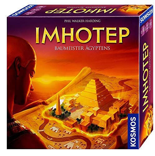 KOSMOS 692384 Imhotep - Baumeister Ägyptens, das Grundspiel, Strategiespiel, Brettspiel für 2 bis 4 Spieler, nominiert zum Spiel des Jahres 2016