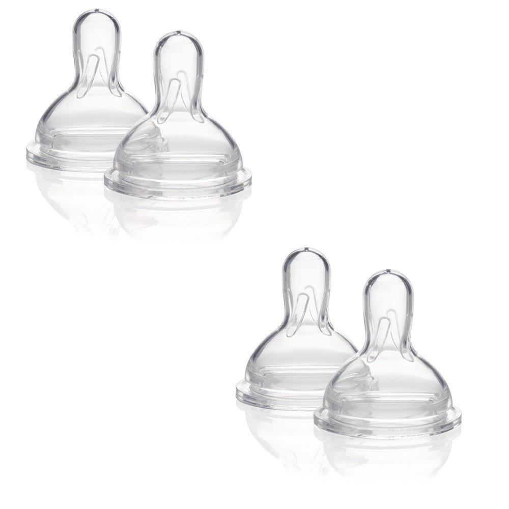 Medela MediumFlow Wide Base Nipples for 412 Months (2