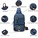 Lanspace Sling Bag Cross Shoulder Backpack for Laptop iPad Up to 12.1-Inch