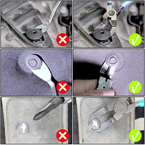 Five Bananas Multipurpose Cutting Pliers, for Car Panel Puller Clipping and Prying Plastic Rivets Removal Tool(Improved Version)