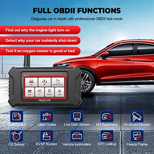 OBD2 Scanner, Car Scanner MUCAR CS2 Diagnostic Scan Tool, ABS SRS