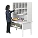Safco Products 7749GR E-Z Sort Mail Station Sorting Table with Shelf, Gray