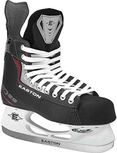 Synergy EQ 9.9 Gray, Black and Red Senior Ice Hockey Skates - Size 12D