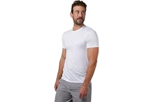 32 Degrees Men's Cool Classic Crew T-Shirt | Anti-Odor | 4-Way Stretch | Moisture Wicking