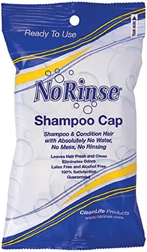 No Mess No Rinse Shampoo And Conditioner Hair Cap - No Water Needed