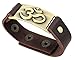 1000K' ways Designs Om Leather Bracelet, Adjustable