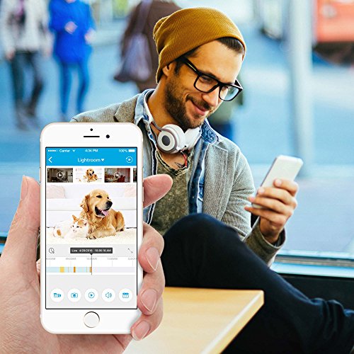 Zmodo Outdoor Wireless Security Camera, 1080P HD Plugin Camera, Night