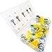 26 Piece Turn Key Type Hose Twist Thumb Screw Clamp Set Kit 1/2 Inches - 5/8 Inches - 3/4 Inches - 7/8 Inches - 1 Inches
