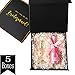 Crisky Black Bridesmaid Proposal Box with Gold Foiled Text | Set of 5 Empty Boxes | Perfect for Will You Be My Bridesmaid Gift and Wedding Present