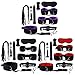 Kismet168 New Women Couples 11PCS Leather Handcuffs Set-Adult Six-Toys for Cosplay Game (Purple)thumb 1