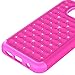 Galaxy S7 Case, Tauri [Dual Layer] Studded Rhinestone Crystal Bling Hybrid Defender Armor Protective Case Cover For Samsung Galaxy S7 - Hot Pink
