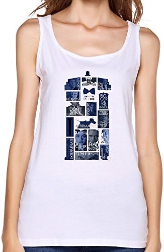 CXone Big Finish Doctor Who Tank Top For Womens White XL