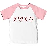 SUWATOIN Kids Valentine Shirt Boys Girls 2T-5T Toddler Valentines Day T-Shirt Tee Love Heart Gift