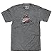 Tee Luv Miller Beer T-Shirt - Miller Genuine Draft Logo Shirt (X-Large) Charcoal Heather
