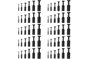ROZESAZZ 60 Pcs Push to Connect Fittings, Cap Style Pneumatic Blanking Plugs, Push-to-Connect Fitting Plug, Fittings for 1/8 5/32 1/4 5/16 3/8 1/2 Inner Dia Tube Connect