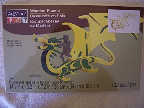 ArtMinds Flying Dragon 132 Piece Wooden Puzzle