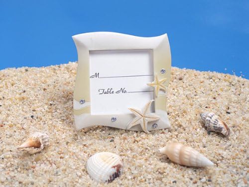 2X3 Place Card Frame Beach Theme in Sand Colors [SET OF 24]