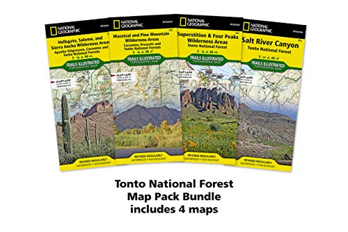 Tonto National Forest Map Pack Bundle National Geographic Trails 51xivmLmKNL 