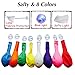 Kadron LED Light Up Balloons Blinking Party Balloons– Fill able with Helium, Air-for Birthday,Wedding,and all Parties--27pcs+20m Ribbons Free