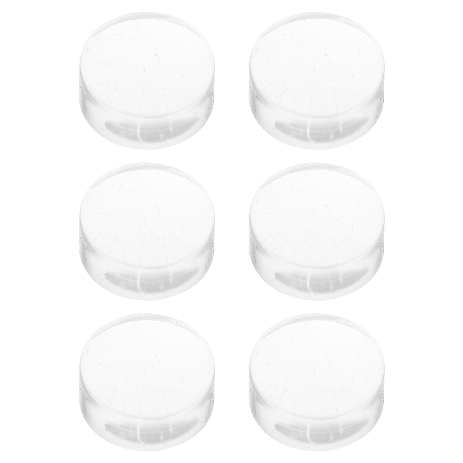 minkissy 6pcs Nail Art Silicone Stamp - Replacement Clear Jelly Nail Stamper Nail Stamper Kit Nail Stamping Tool for French Tip Manicure DIY Nail Salon Home 13 * 25mm