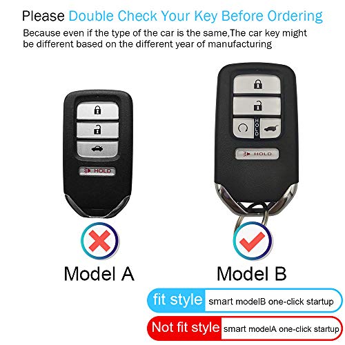 OAJUNSH Funda para Llave para Honda UR-V 2020-2024, Funda para Llavero de Coche TPU Protector de Llaves de Coche Accesorios para Llaves,A OAJUNSH Funda para Llave para Honda UR-V 2020-2024, Funda para Llavero de Coche TPU Protector de Llaves de Coche Accesorios para Llaves,A