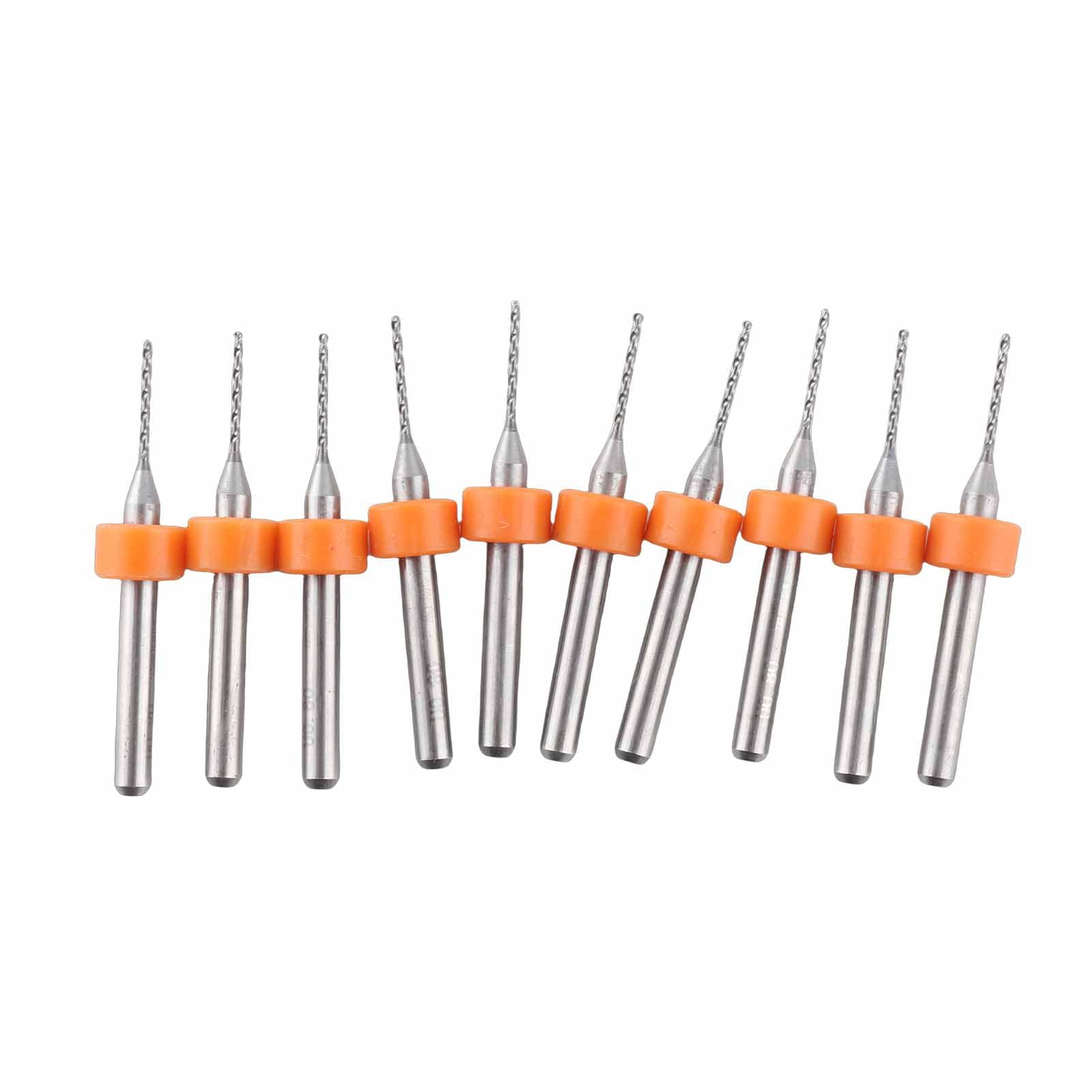 10pcs Pin Vise 0.8mm Micro Drill Bit Tool DIY Hand Drill Bits Set with Storage Box for Jewelry, Plastic, Aluminum, Alloy