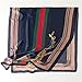 FM Womens Mulberry Silk Scarves Long Satin Lightweight Scarf For Women, A-navy, Medium
