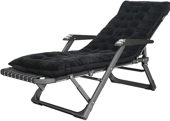 HZC Silla Plegable para Cubierta, tumbonas reclinables Extra Anchas con