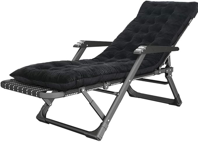 HZC Silla Plegable para Cubierta, tumbonas reclinables Extra Anchas con
